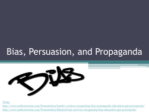 Bias and Persuasion
