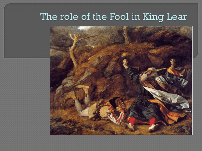 king lear fool essay