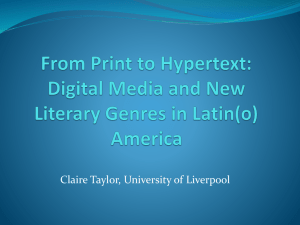 Literary Heritage & Digital Media in Latin America