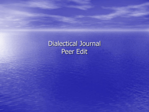 DJ Peer Edit - Liberty Union High School District
