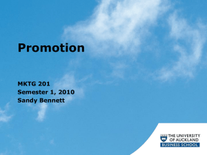 Sales Promotion
