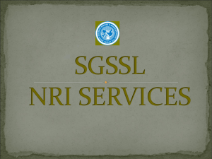 NRI service desk