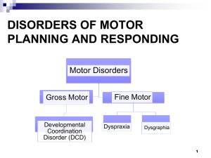 Dyspraxia