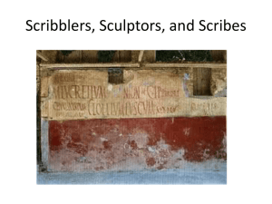 Ancient Graffiti & Inscriptions: Pompeii & Roman Life