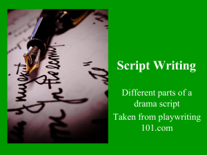 Script Writing: Drama Script Parts & Formatting Guide