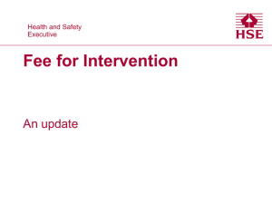 Fee for Intervention