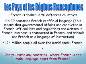 French Overseas Departments DOM