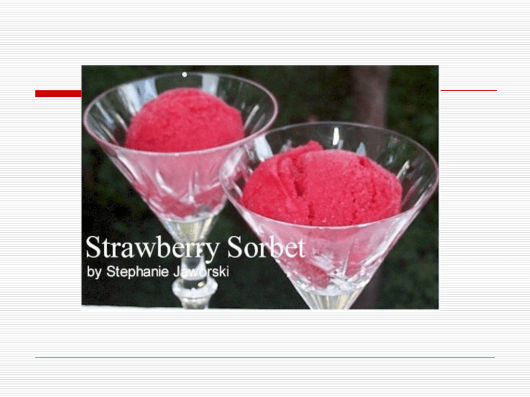 sorbet