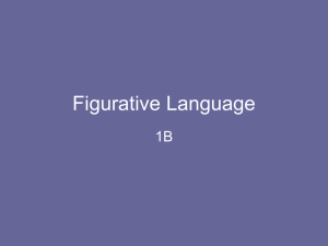 Going Further with Figurative Language