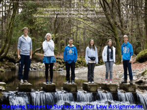 Stepping Stones to Success in Your Law Assignment