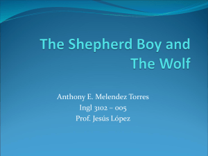AEMT The Shepherd Boy and The Wolf