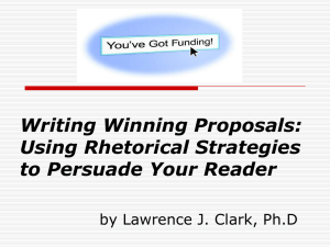 Persuasion in Written Communication