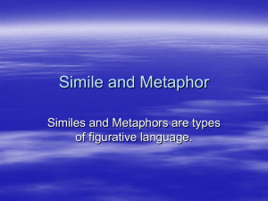 Similes and Metaphors: Figurative Language Explained