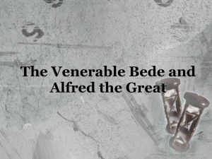 Bede & Alfred the Great: English History Presentation