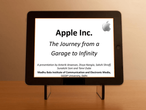 Apple`s Advertising Strategy