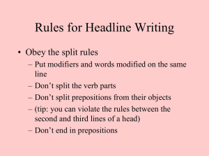 Headline Writing Rules: Tips for Effective Headlines