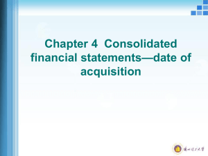 Consolidated Financial Statements: Acquisition Date