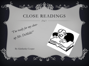 Close Reading: Definition, Standards, and Techniques