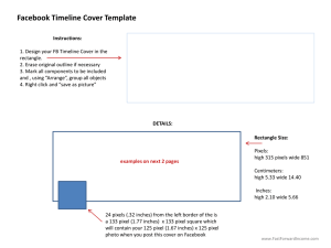 Facebook Timeline Cover Template