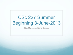 CSC227Summer13