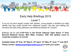Early Help Pathways Briefings