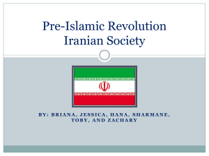Pre-Islamic Revolution Iranian Society