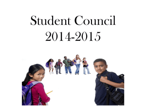 Student Council 2014 powerpoint