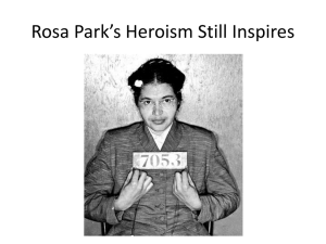 Rosa Parks & Civil Rights Movement Presentation