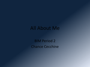 All About Me Project