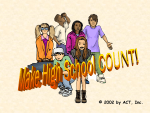 Making High School Count