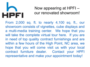 PowerPoint - High Point Furniture Industries