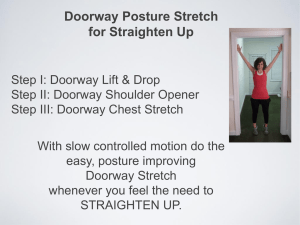 Doorway Posture Stretch