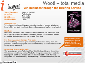 Woot!media Puffin Testimonial