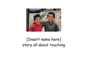 SEN SRE Social-Story-Touching-Template