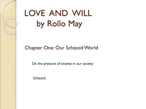 LOVE AND WILL by Rollo May