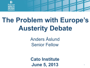 “The Problem with Europe`s Austerity Debate” from