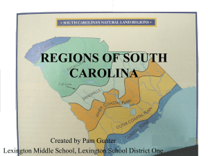 REGIONS OF SOUTH CAROLINA - Lexington School District One