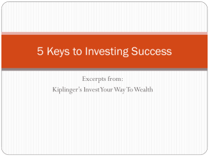 5 Keys to Investing Success