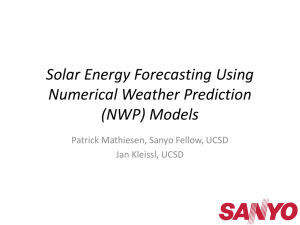 (NWP) Models