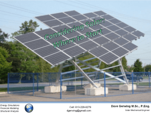 Solar Energy - Anglican Diocese of Ottawa
