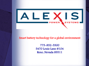 BMMCS Battery Monitoring Maintenance Communication Systems