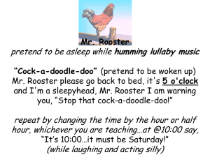 Mr. Rooster Script: Time-Telling Fun for Kids