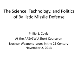 Science, Technology and Politics of BMD