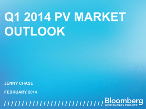 EBIT margins for quoted pv companies, by approximate