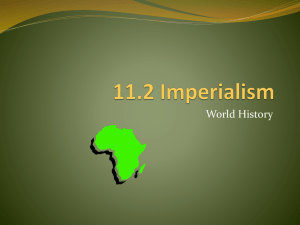 11.2 Imperialism - Richmond Heights Schools