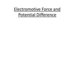 EMF and Potential Difference: Energy Transfer in Circuits