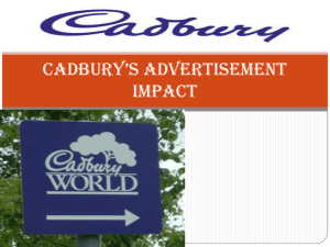 Cadbury`s advertisement impact