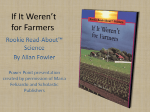 If It Weren`t for Farmers
