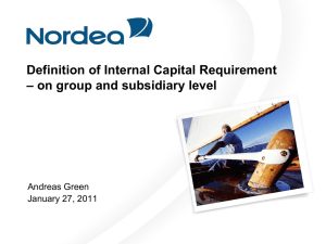 Group vs. subsidiary level