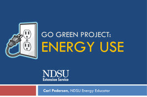 Energy Use - Presentation